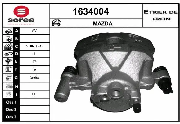 Brake Caliper (1634004)