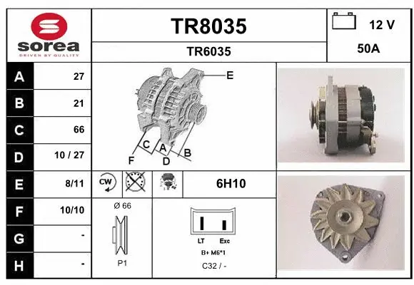 Alternator (TR8035)
