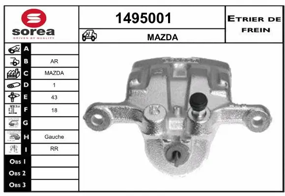 Brake Caliper (1495001)
