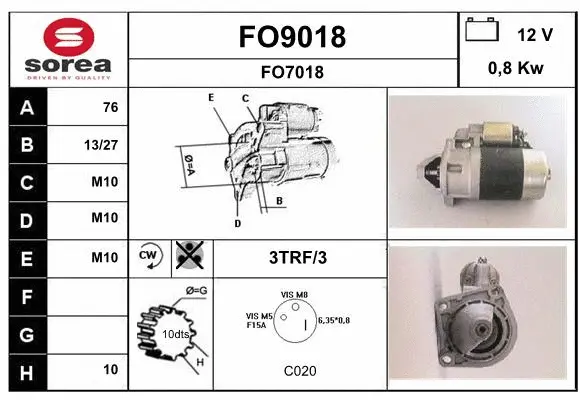 Starter (FO9018)