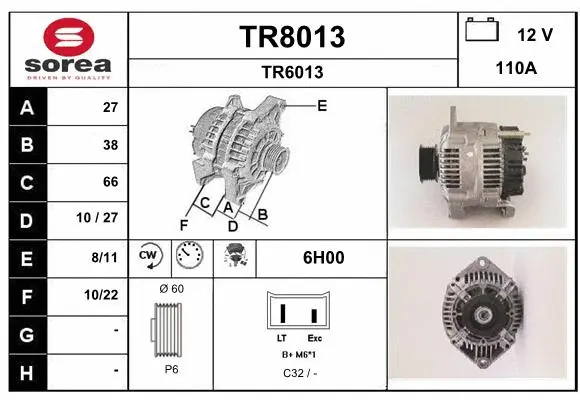 Alternator (TR8013)