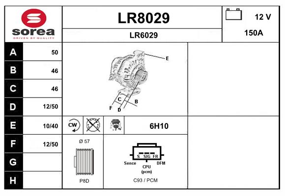 Alternator (LR8029)