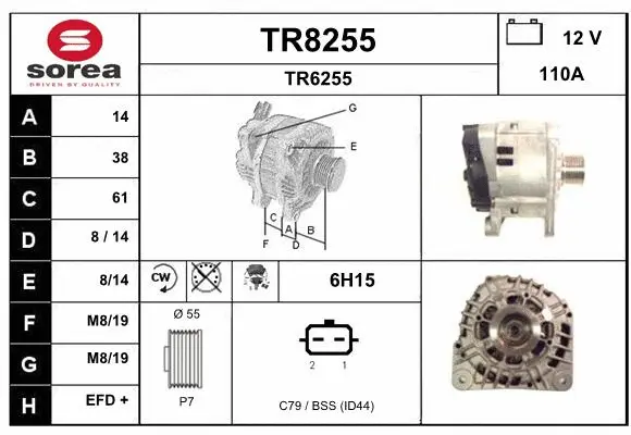 Alternator (TR8255)