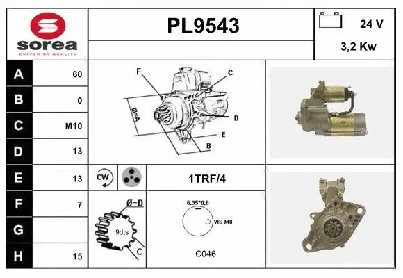 Starter (PL9543)
