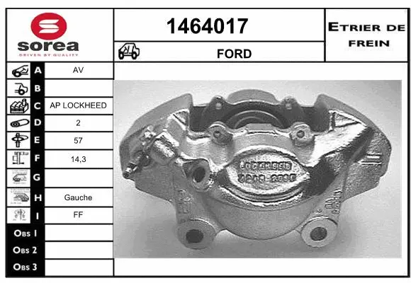 Brake Caliper (1464017)