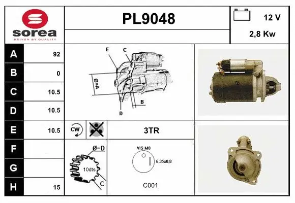 Starter (PL9048)
