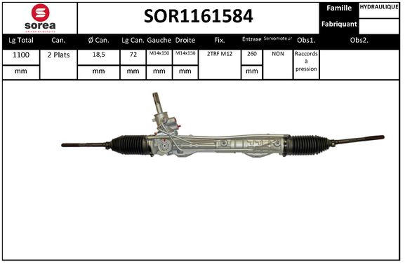Steering Gear (SOR1161584)