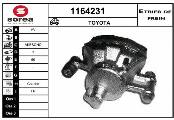 Brake Caliper (1164231)
