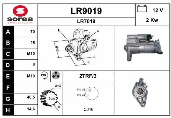 Starter (LR9019)