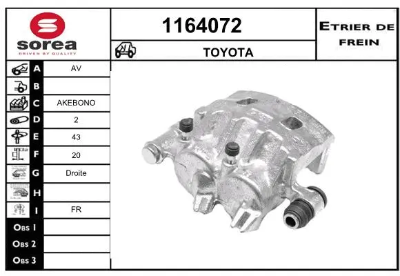 Brake Caliper (1164072)