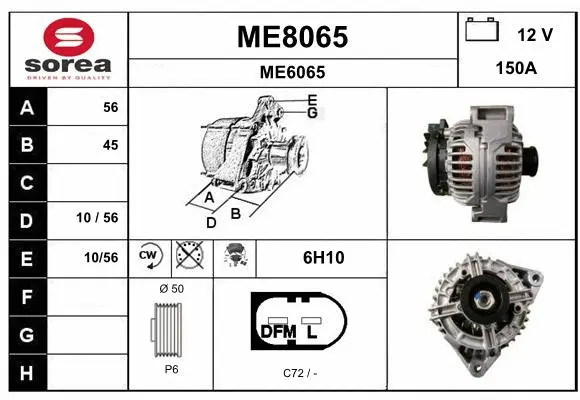 Alternator (ME8065)