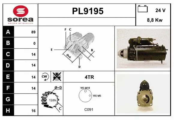 Starter (PL9195)