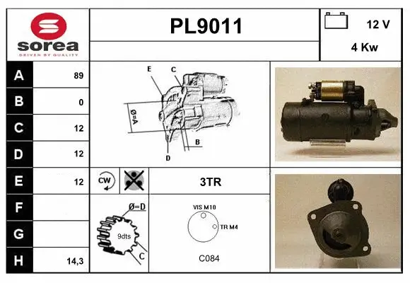 Starter (PL9011)