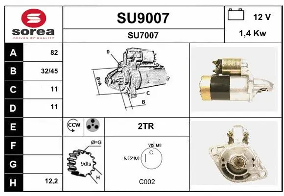 Starter (SU9007)
