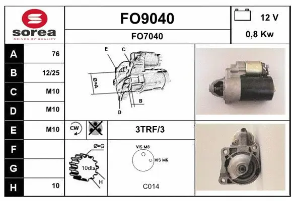 Starter (FO9040)