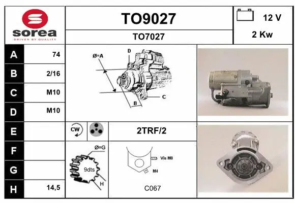 Starter (TO9027)