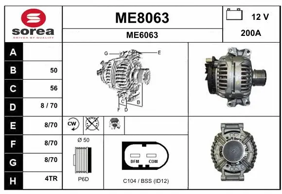Alternator (ME8063)