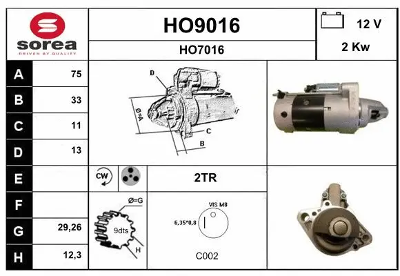 Starter (HO9016)
