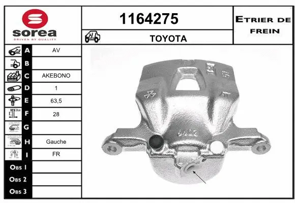 Brake Caliper (1164275)