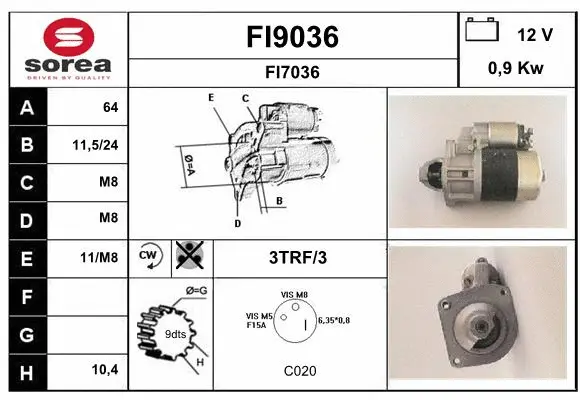 Starter (FI9036)