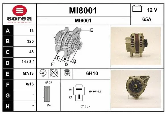 Alternator (MI8001)