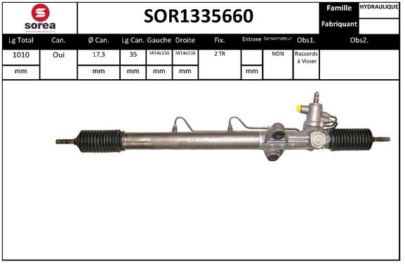 Steering Gear (SOR1335660)