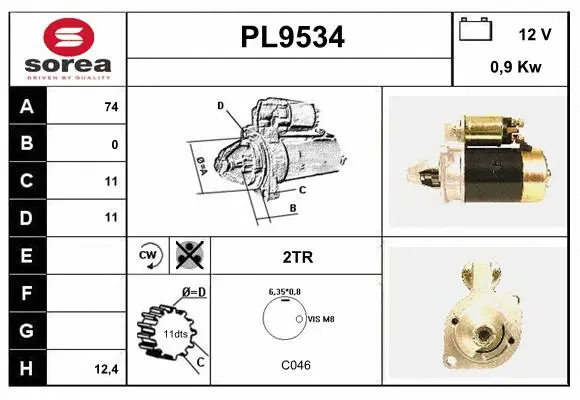 Starter (PL9534)
