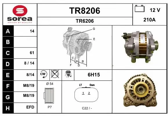 Alternator (TR8206)