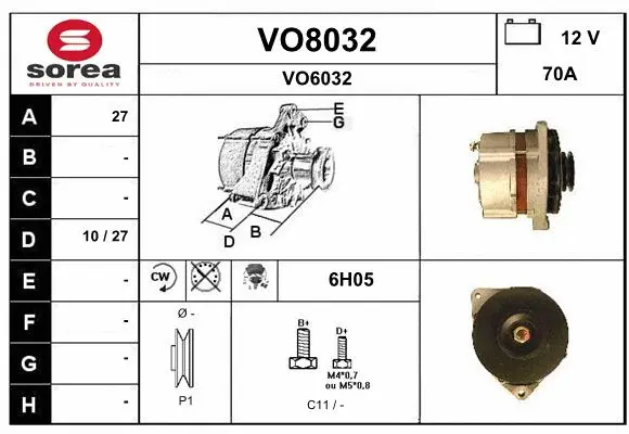 Alternator (VO8032)