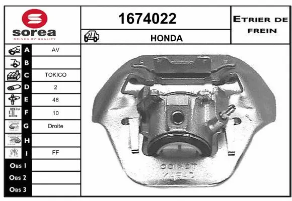 Brake Caliper (1674022)