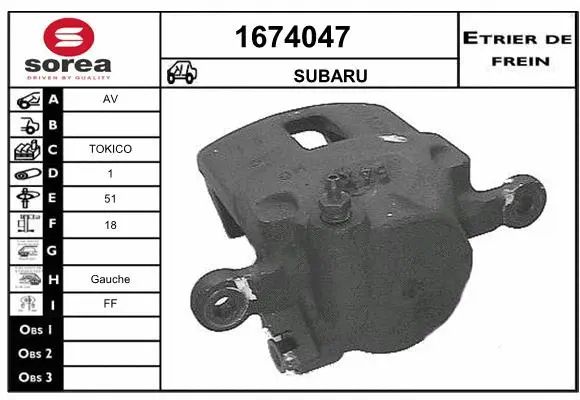 Brake Caliper (1674047)