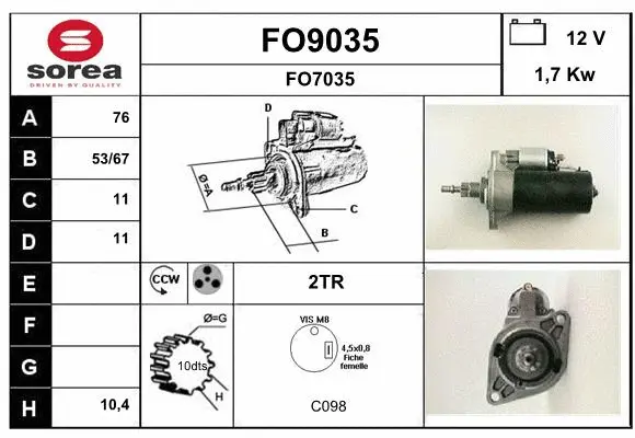 Starter (FO9035)