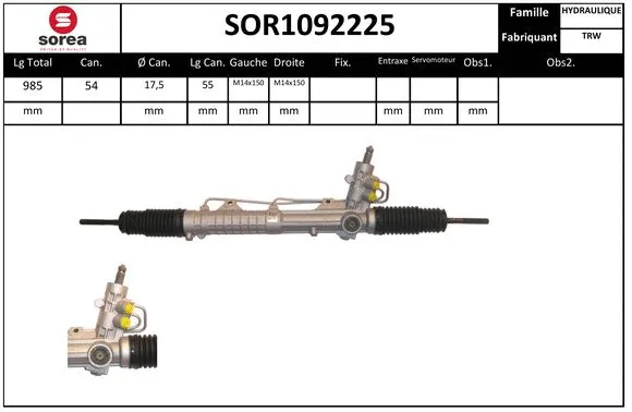 Steering Gear (SOR1092225)