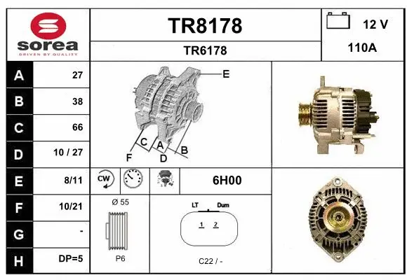 Alternator (TR8178)