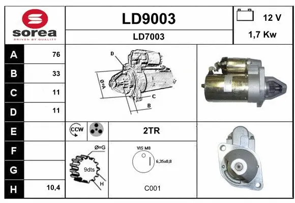 Starter (LD9003)