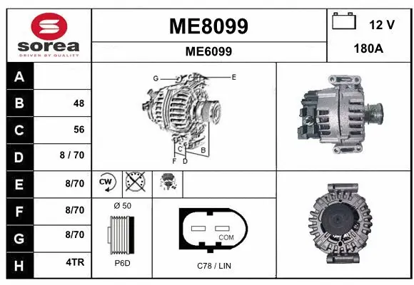 Alternator (ME8099)