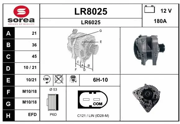 Alternator (LR8025)