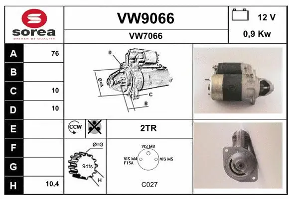 Starter (VW9066)