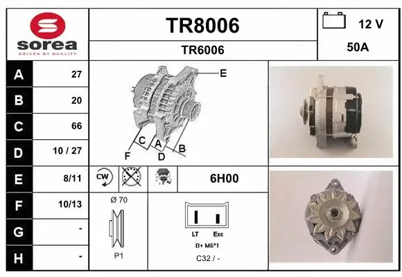 Alternator (TR8006)