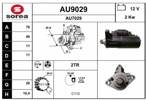 Starter (AU9029)