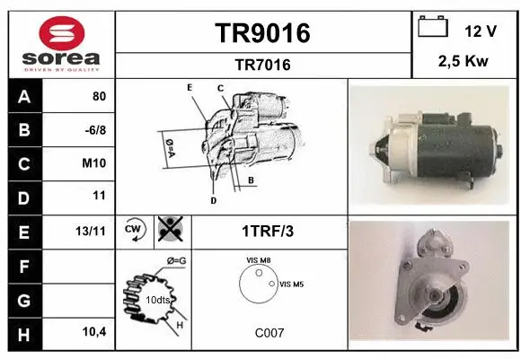 Starter (TR9016)