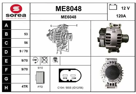 Alternator (ME8048)