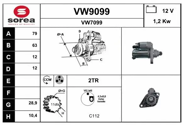 Starter (VW9099)