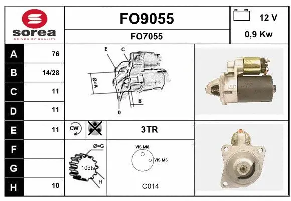 Starter (FO9055)