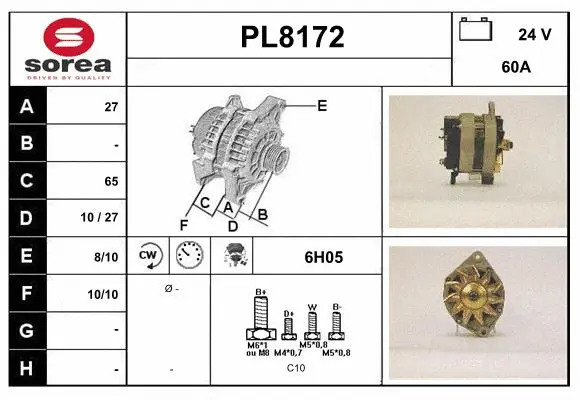Alternator (PL8172)