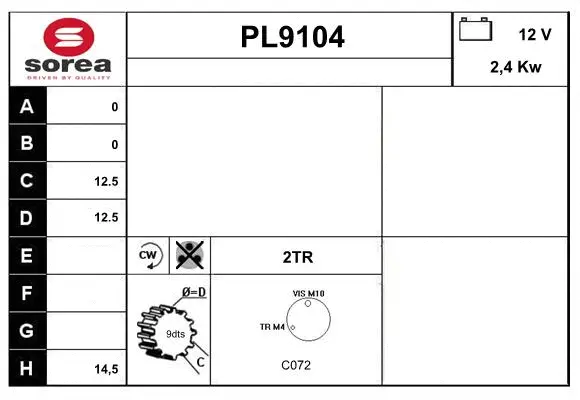Starter (PL9104)