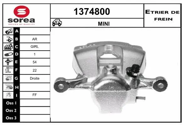 Brake Caliper (1374800)