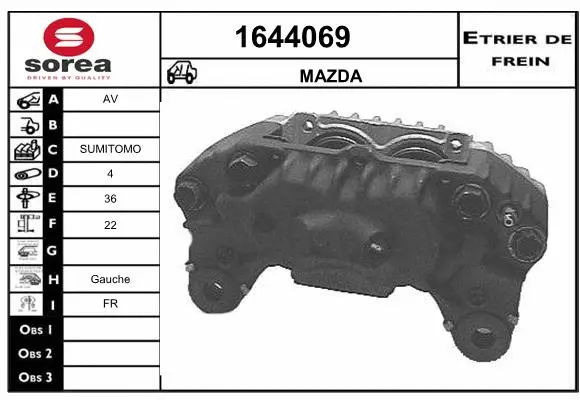 Brake Caliper (1644069)