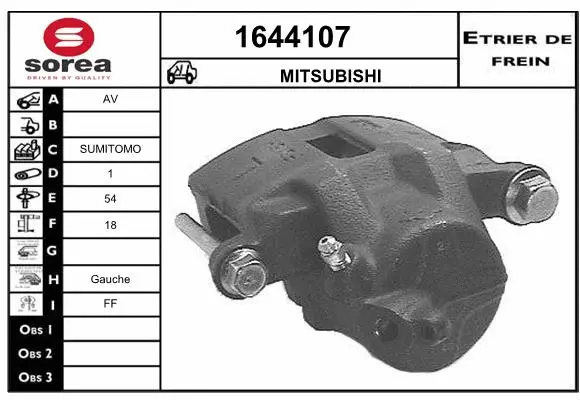 Brake Caliper (1644107)