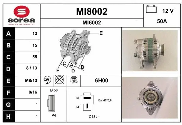 Alternator (MI8002)